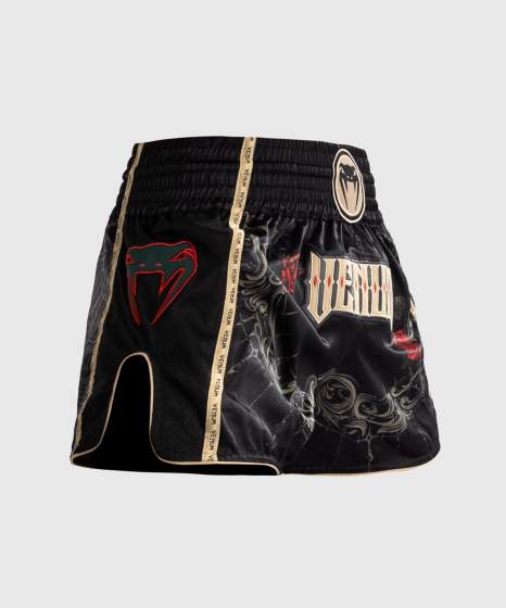 Venum Muay Thai Shorts Santa Muarte 5.0, Schwarz 2