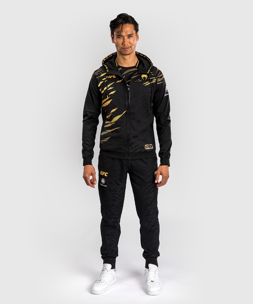 Venum Zip Hoodie UFC Fusion Authentic Fight Night Champion, Schwarz-Gold 5