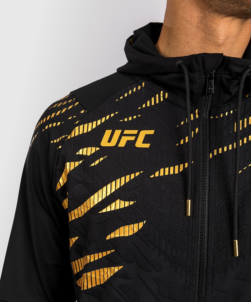 Venum Zip Hoodie UFC Fusion Authentic Fight Night Champion, Schwarz-Gold 8