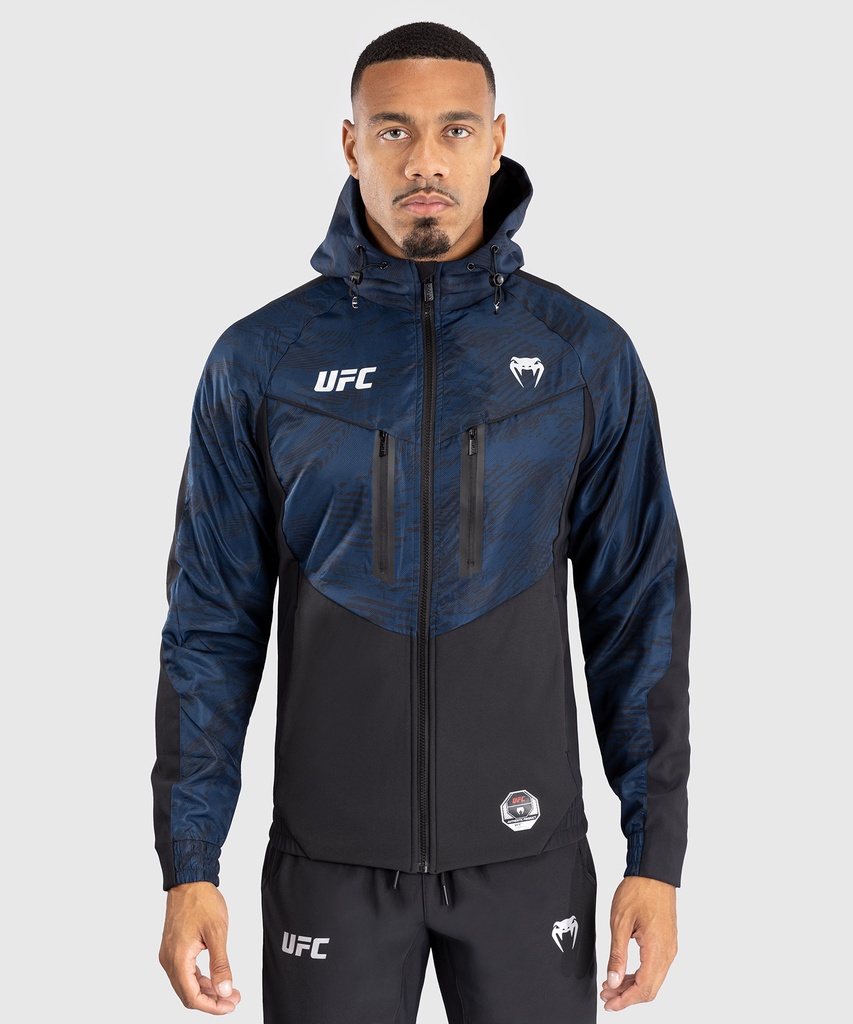 Venum Zip Hoodie UFC Fusion Fight Week, Schwarz-Blau 4