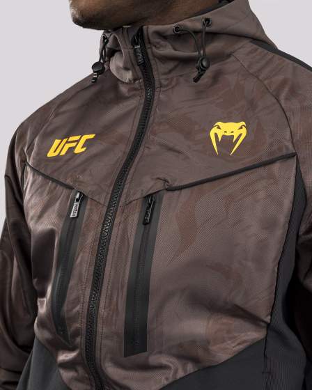 Venum Zip Hoodie UFC Fusion Fight Week, Schwarz-Braun 5