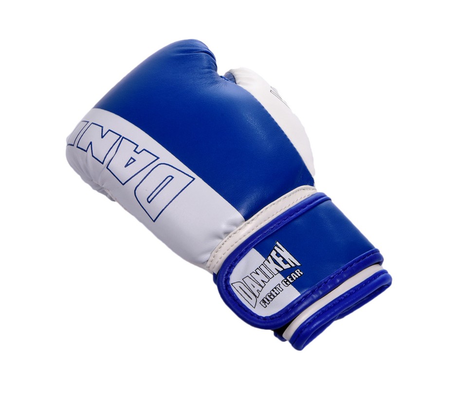 Daniken Boxhandschuhe Kid, Blau-Weiß