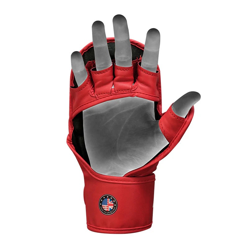 RDX MMA Handschuhe Sparring Aura Plus T17, Rot 4