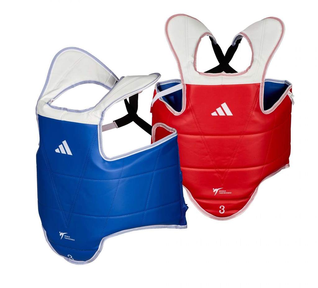 adidas Taekwondo Kampfweste, Blau-Rot 4