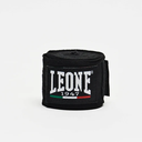 Leone Boxbandagen 3,5m Halbelastisch, Schwarz