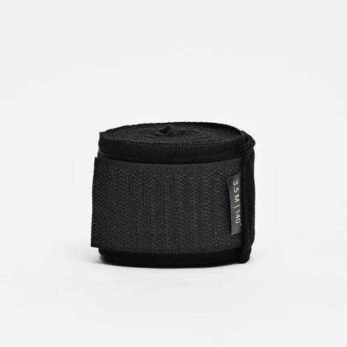 Leone Boxbandagen 4,5m Halbelastisch, Schwarz