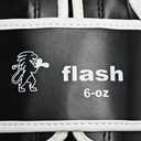 Leone Boxhandschuhe Flash Junior, Schwarz-Weiß