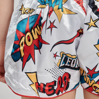 Leone Muay Thai Shorts Hero Kids, Mehrfarbig