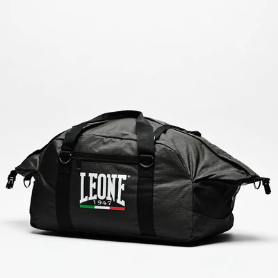 Leone Sporttasche/Rucksack AC908, Schwarz