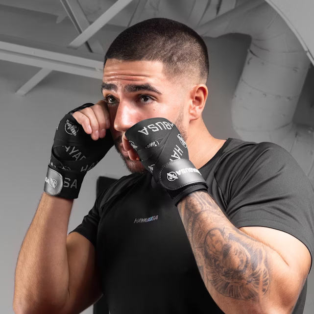 Hayabusa Boxbandagen Deluxe 4,5m Unelastisch, Schwarz