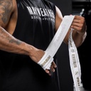 Hayabusa Boxbandagen Mayweather Stretch 4,5m Halbelastisch, Weiß-Gold