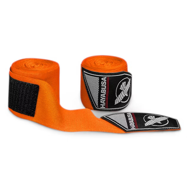 Hayabusa Boxbandagen Perfect Stretch 4,5m Halbelastisch, Orange