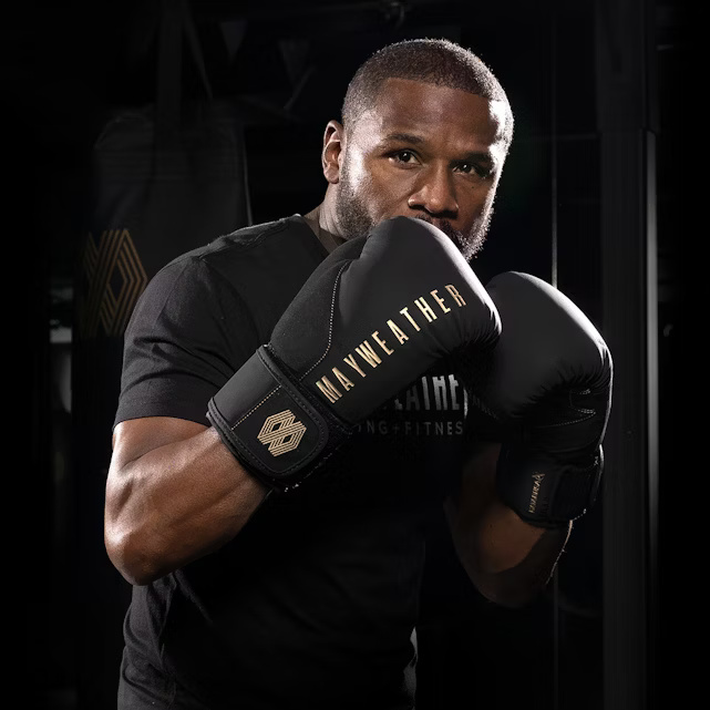 Hayabusa Boxhandschuhe Mayweather Champ, Schwarz-Gold