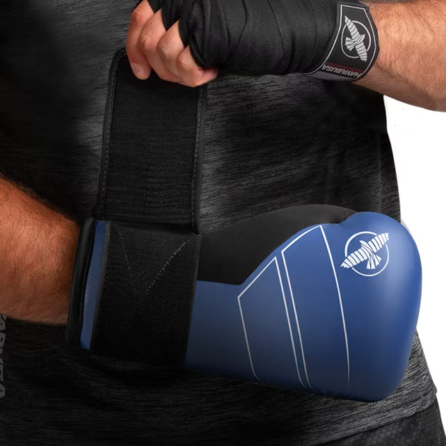 Hayabusa Boxhandschuhe S4 Leder, Blau