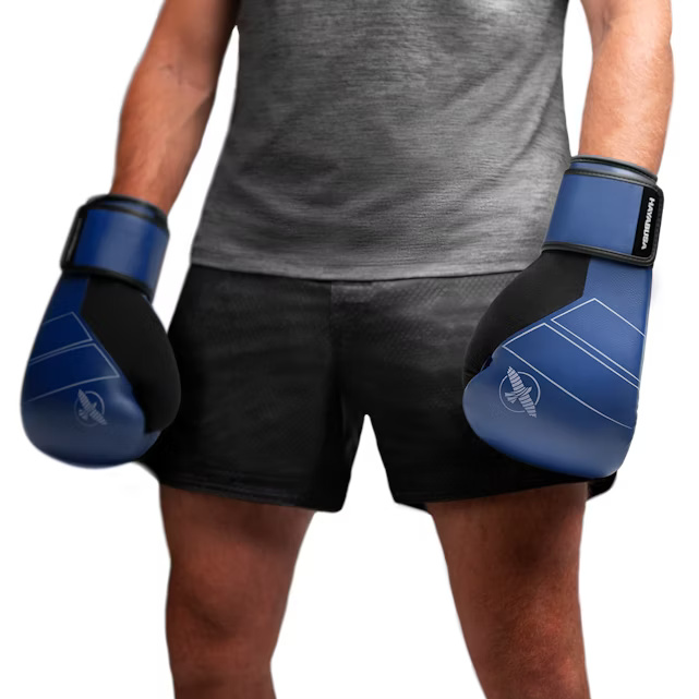 Hayabusa Boxhandschuhe S4 Leder, Blau