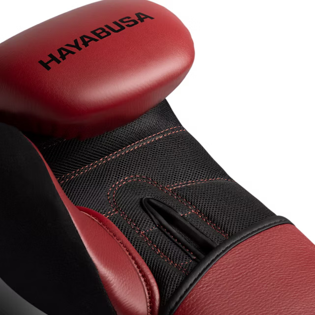 Hayabusa Boxhandschuhe S4 Leder, Rot