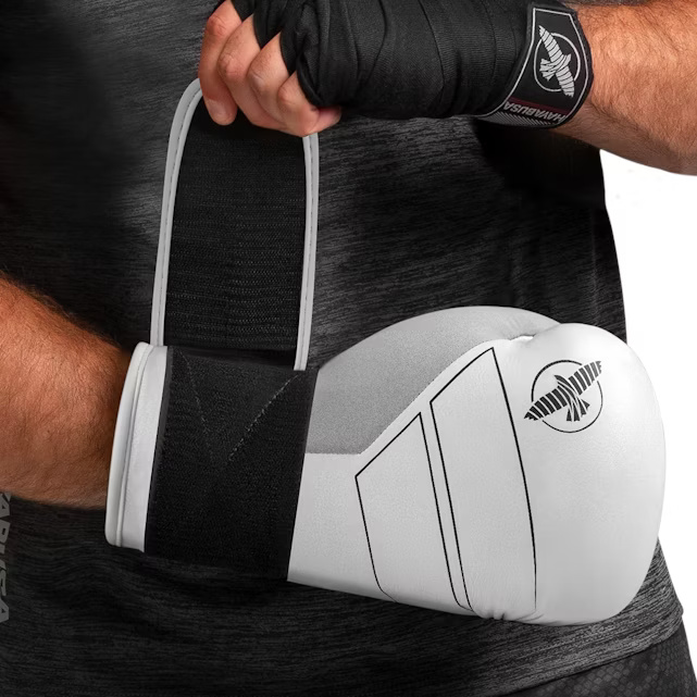 Hayabusa Boxhandschuhe S4 Leder, Weiß