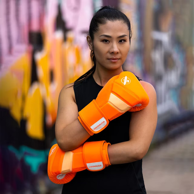 Hayabusa Boxhandschuhe T3 Neon, Orange