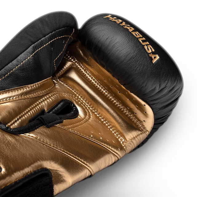 Hayabusa Boxhandschuhe T3, Schwarz-Gold