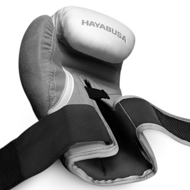 Hayabusa Boxhandschuhe T3, Weiß-Grau