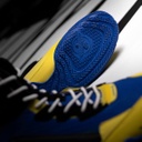 Hayabusa Boxschuhe Talon, Blau-Gelb