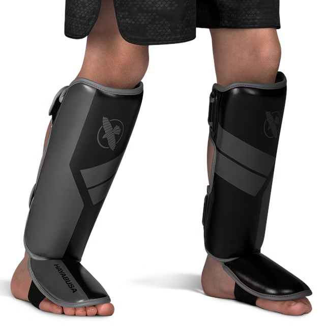 Hayabusa Schienbeinschoner S4 Junior, Schwarz