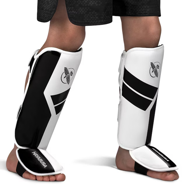 Hayabusa Schienbeinschoner S4 Junior, Weiß