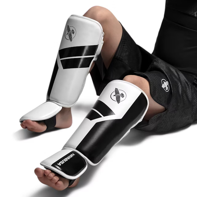 Hayabusa Schienbeinschoner S4 Junior, Weiß