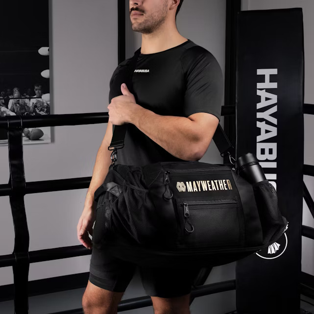 Hayabusa Sporttasche Mayweather Mesh, Schwarz-Gold