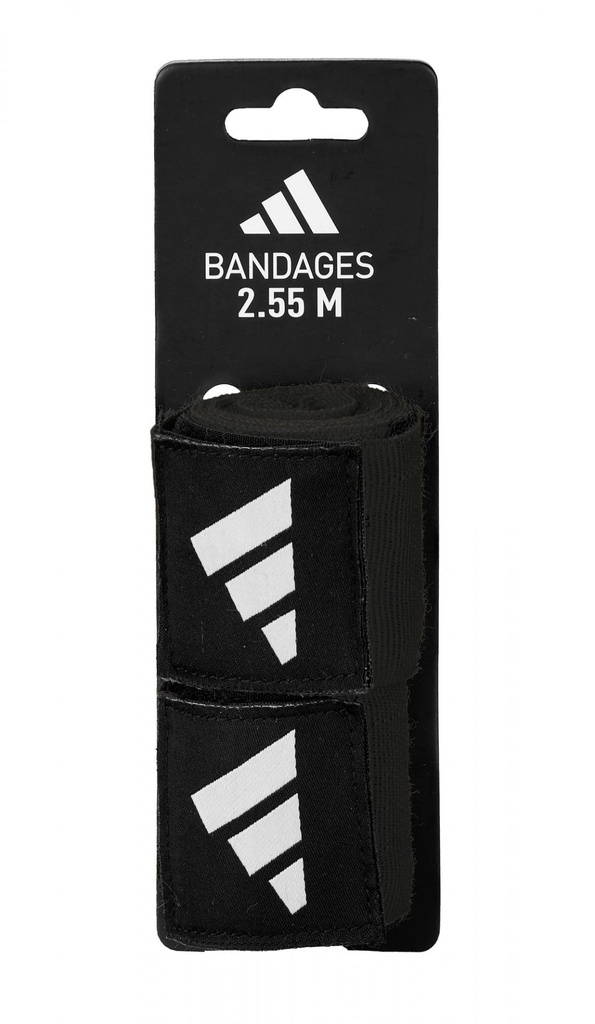 adidas Boxbandagen 2,5m Halbelastisch, Schwarz