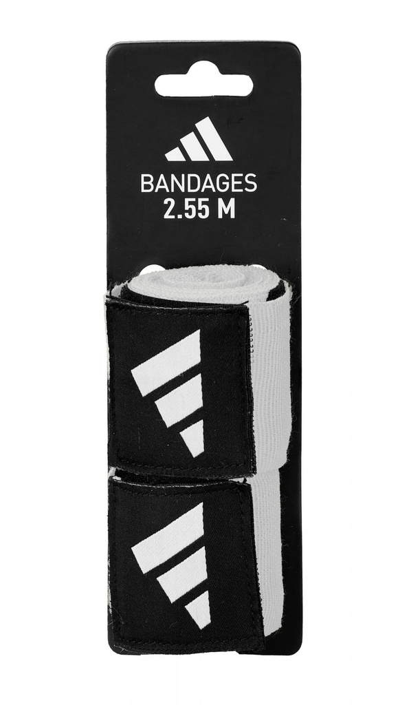 adidas Boxbandagen 2,5m Halbelastisch, Weiß