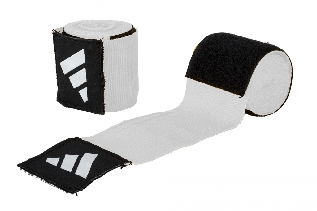 adidas Boxbandagen 2,5m Halbelastisch, Weiß