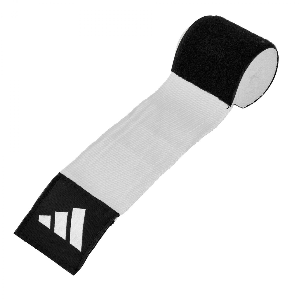 adidas Boxbandagen 3,5m Halbelastisch, Weiß