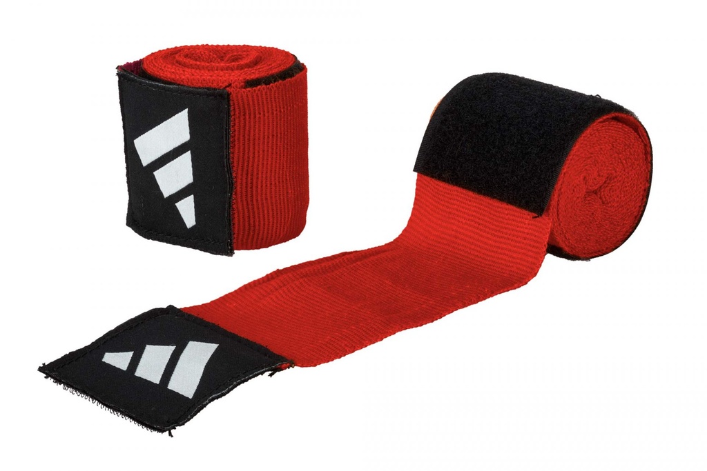 adidas Boxbandagen 4,5m Halbelastisch IBA Rules, Rot