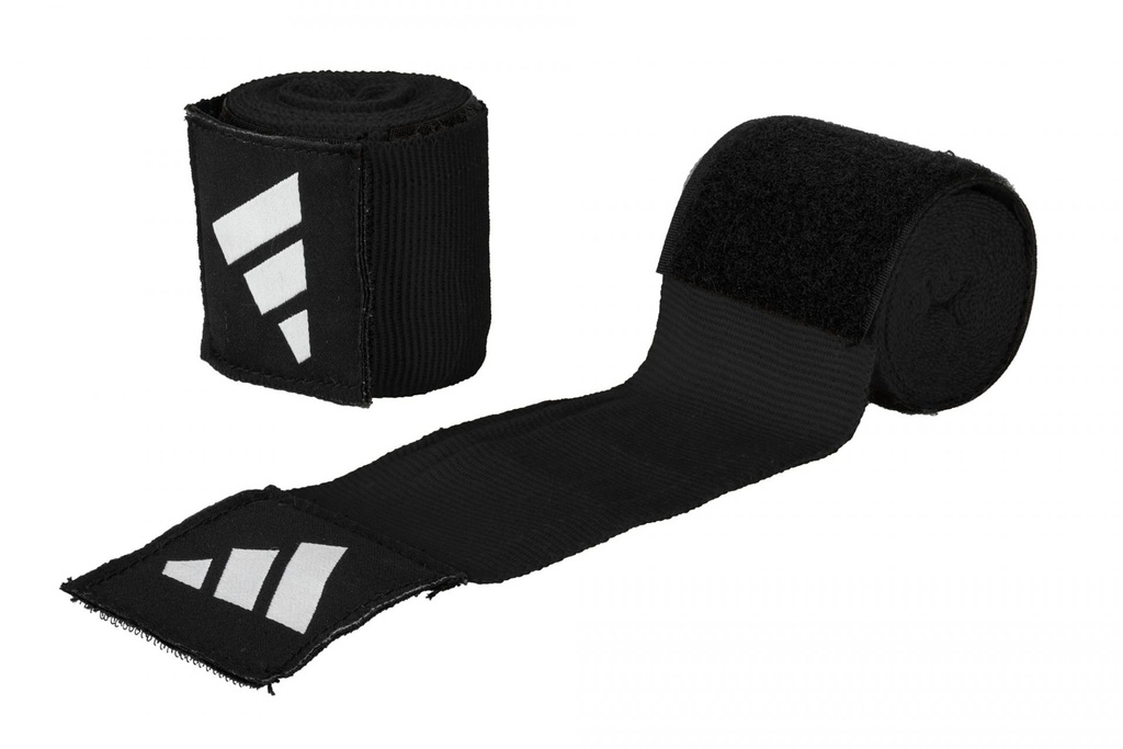 adidas Boxbandagen 4,5m Halbelastisch IBA Rules, Schwarz