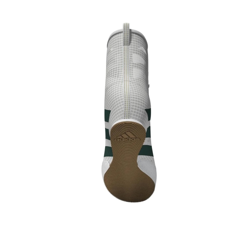 adidas Boxschuhe Box Hog 4, Weiß-Grün 8