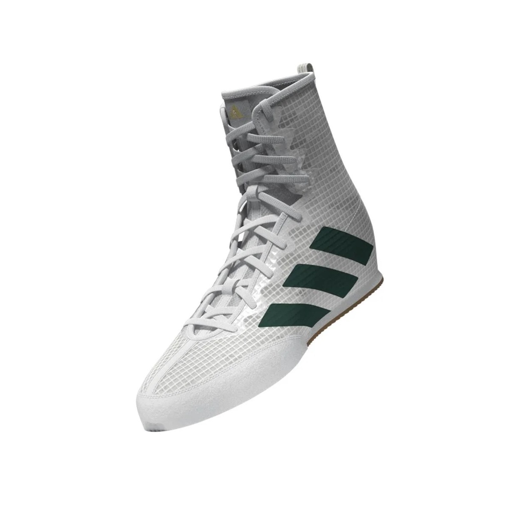 adidas Boxschuhe Box Hog 4, Weiß-Grün 10