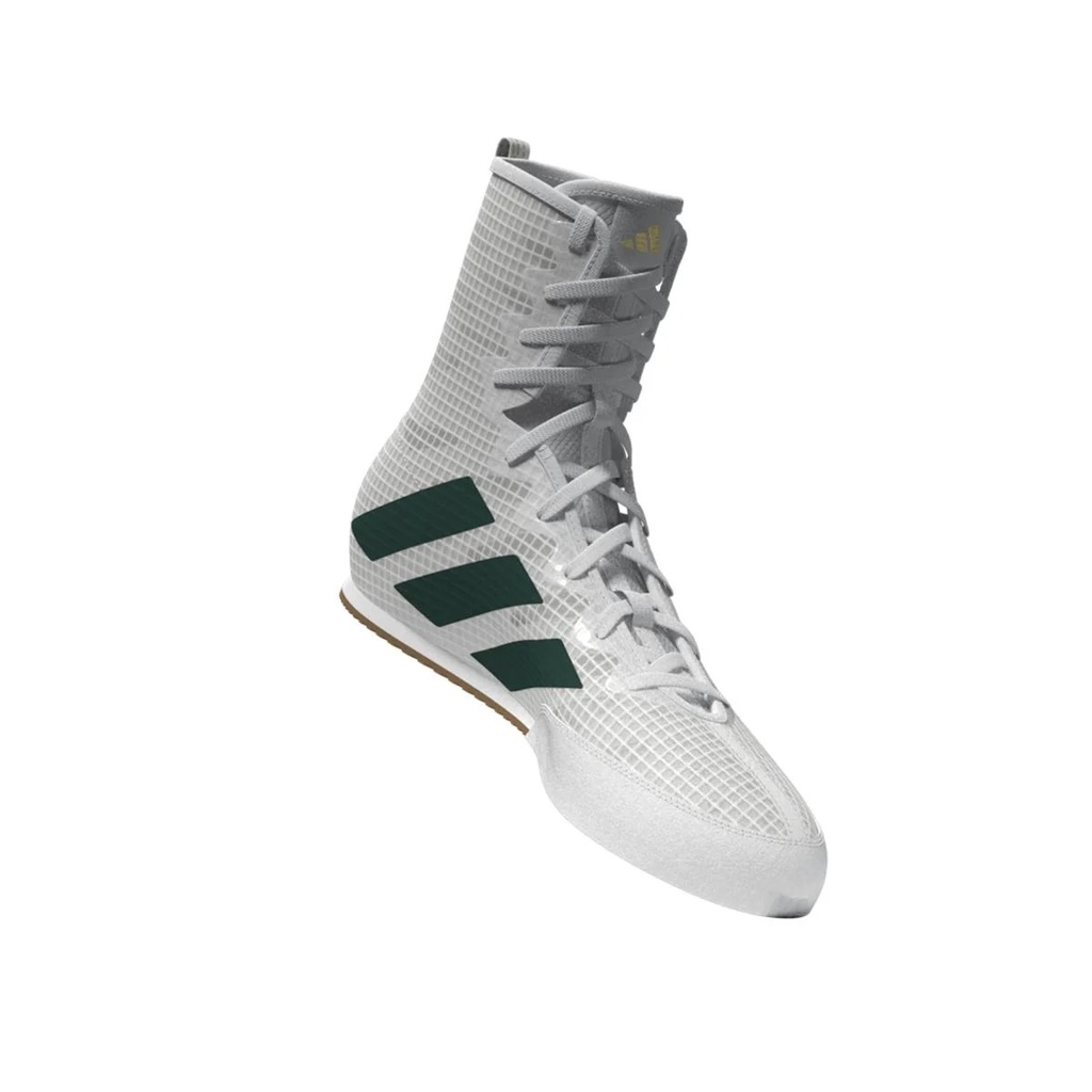 adidas Boxschuhe Box Hog 4, Weiß-Grün 13