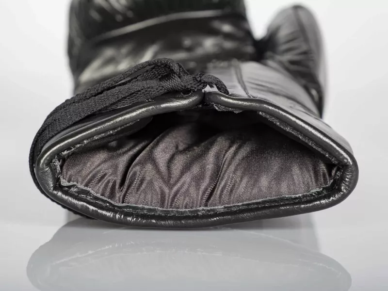 Paffen Sport Boxhandschuhe Pro Mexican Sparring mit Schnürung, Schwarz