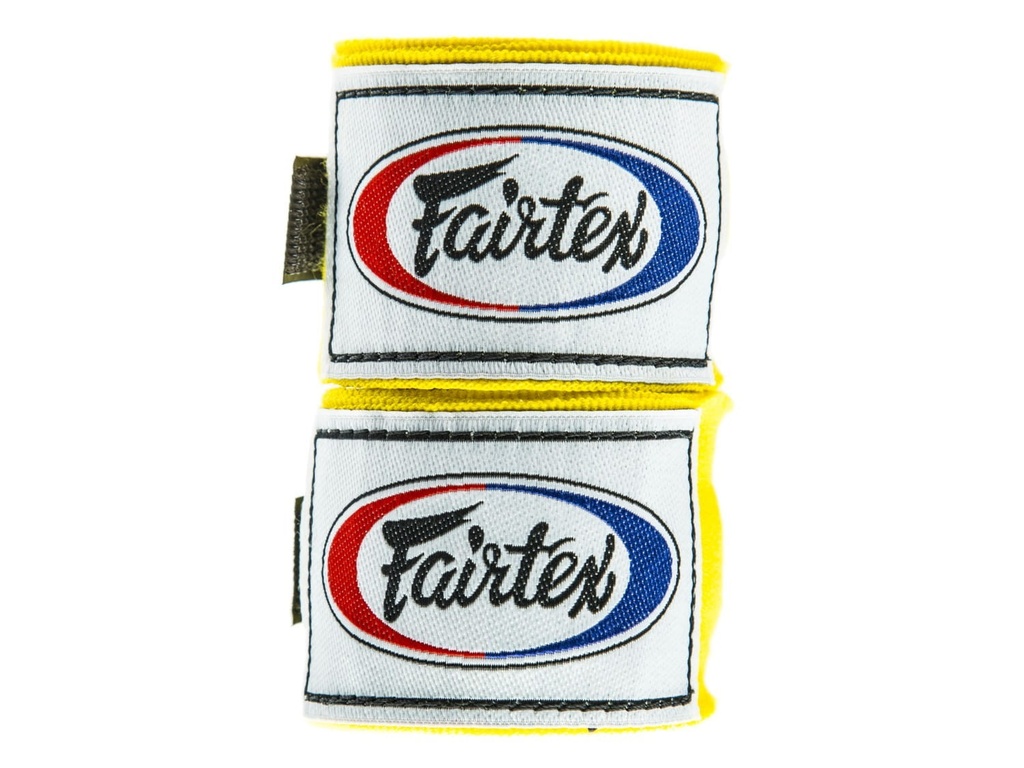 Fairtex Boxbandagen 4,5m Halbelastisch, Gelb