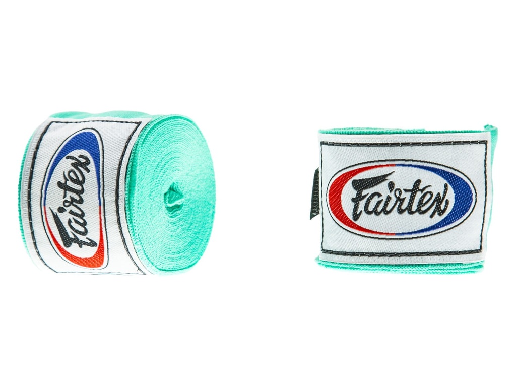 Fairtex Boxbandagen 4,5m Halbelastisch, Mint