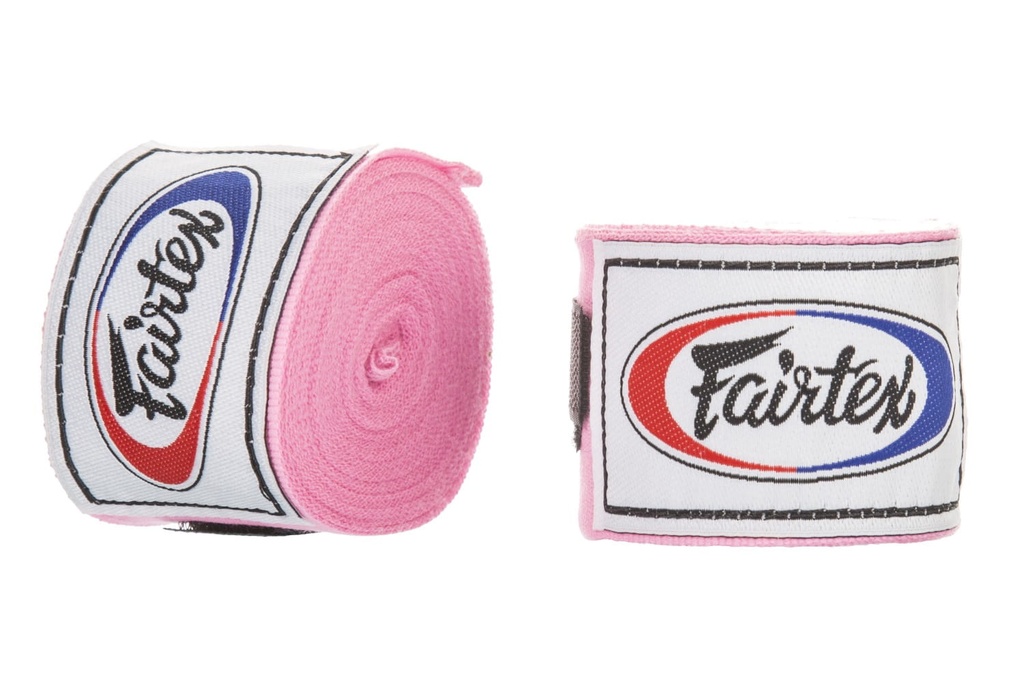 Fairtex Boxbandagen 4,5m Halbelastisch, Pink