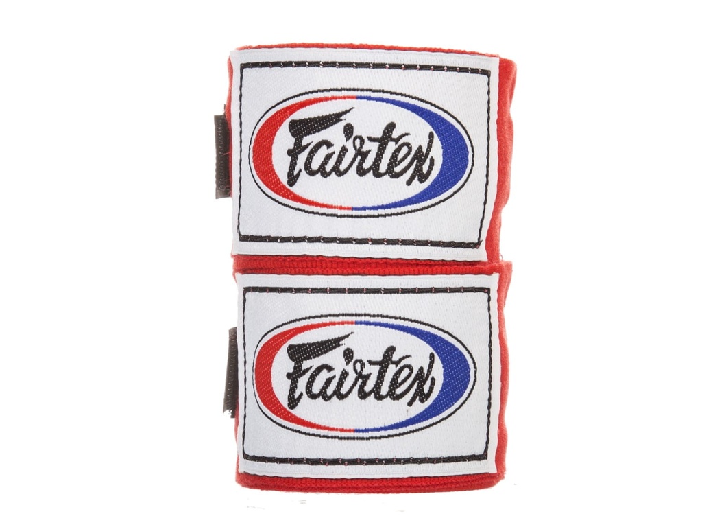 Fairtex Boxbandagen 4,5m Halbelastisch, Rot