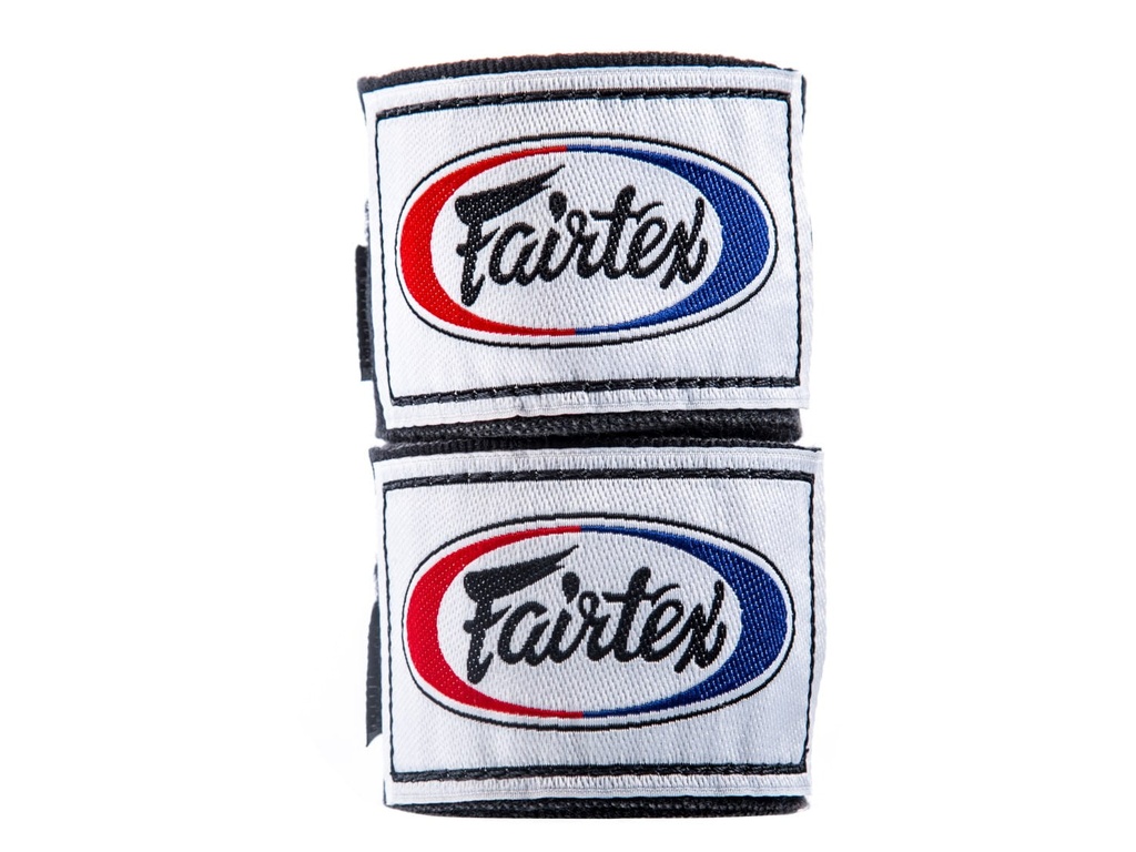 Fairtex Boxbandagen 4,5m Halbelastisch, Schwarz
