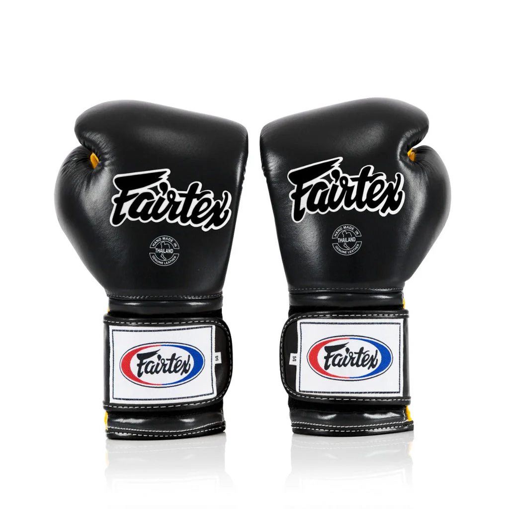 Fairtex Boxhandschuhe BGV9 Mexican Style, Schwarz-Gelb