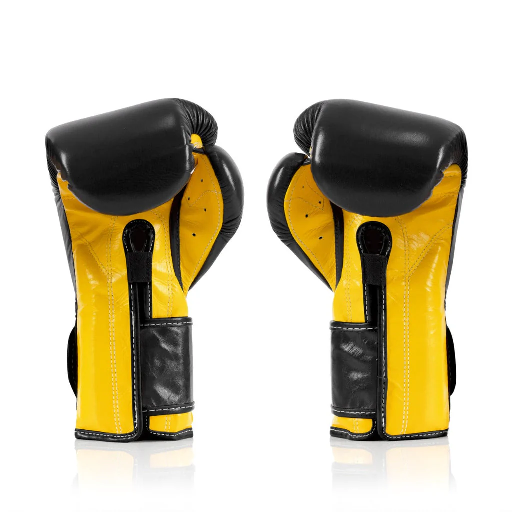 Fairtex Boxhandschuhe BGV9 Mexican Style, Schwarz-Gelb