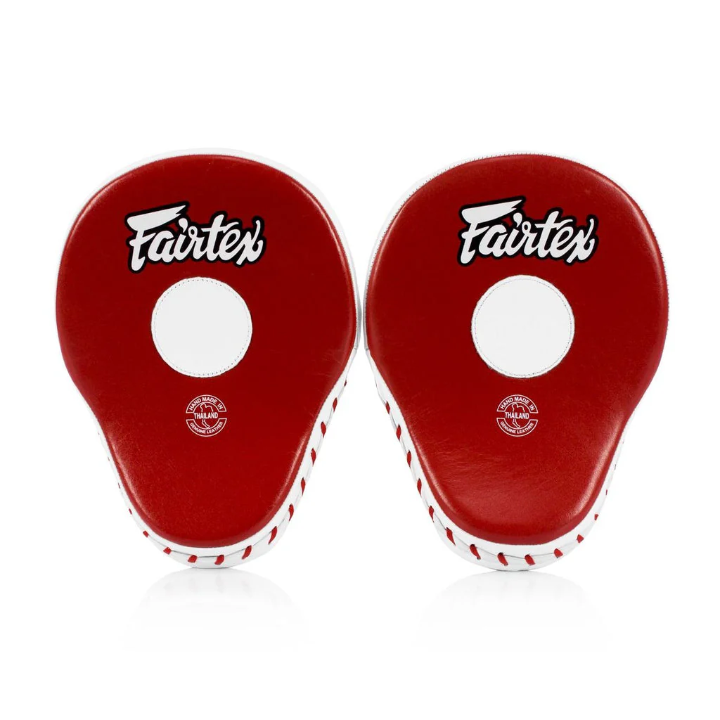 Fairtex Boxpratzen Ultimate Contoured FMV9, Rot-Weiß