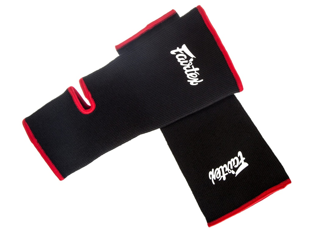 Fairtex Fußbandage AS1, Schwarz-Rot