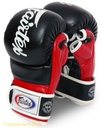 Fairtex MMA Handschuhe Super Sparring FGV18, Schwarz-Rot