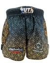 Fairtex Muay Thai Shorts Black-Gold, Schwarz-Gold